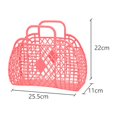 thumbnail image 2 of Cesta de Almacenamiento hueca de plástico Plegable Portátil, Bolsa reutilizable para Juguetes de Compras de Playa en Casa, 2 of 5