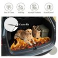 thumbnail image 6 of Universal Car Trunk Mat 37"x54", Abstract Yellow Flame Waterproof Cargo Liner, Non-Slip Durability Cargo Mat, Flickering Fire Pattern Black All Weather Rear Trunk Protector for Car SUV, 6 of 9