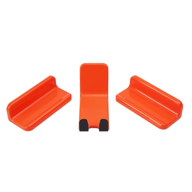 Accesorio de montaje en pared para bicicleta, práctico soporte de almacenamiento para bicicletas, fijador pequeño, accesorios de fijación para almacenamiento, uso de exhibición, naranja, 1 Juego kenally OD019415-03