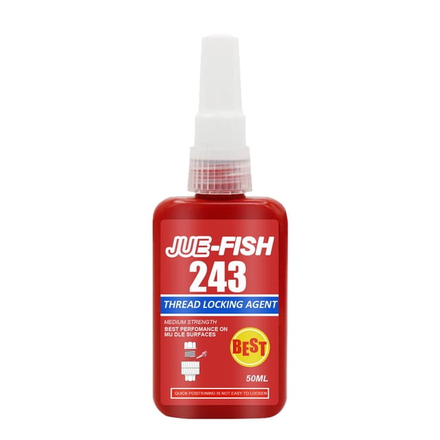 Pegamento para tornillos y tuercas de fijación rápida 243 Thread Lock Blue Bolt Stud, compuesto de 50 ml U9F5