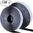 thumbnail image 1 of 20mm Magic Sticker Tape Self Adhesive Extra Strong Double Sided Adhesive with Sticker Pad Fluffy Hook and Loop Fastener Black 1Meter 20mm Wide, 1 of 6