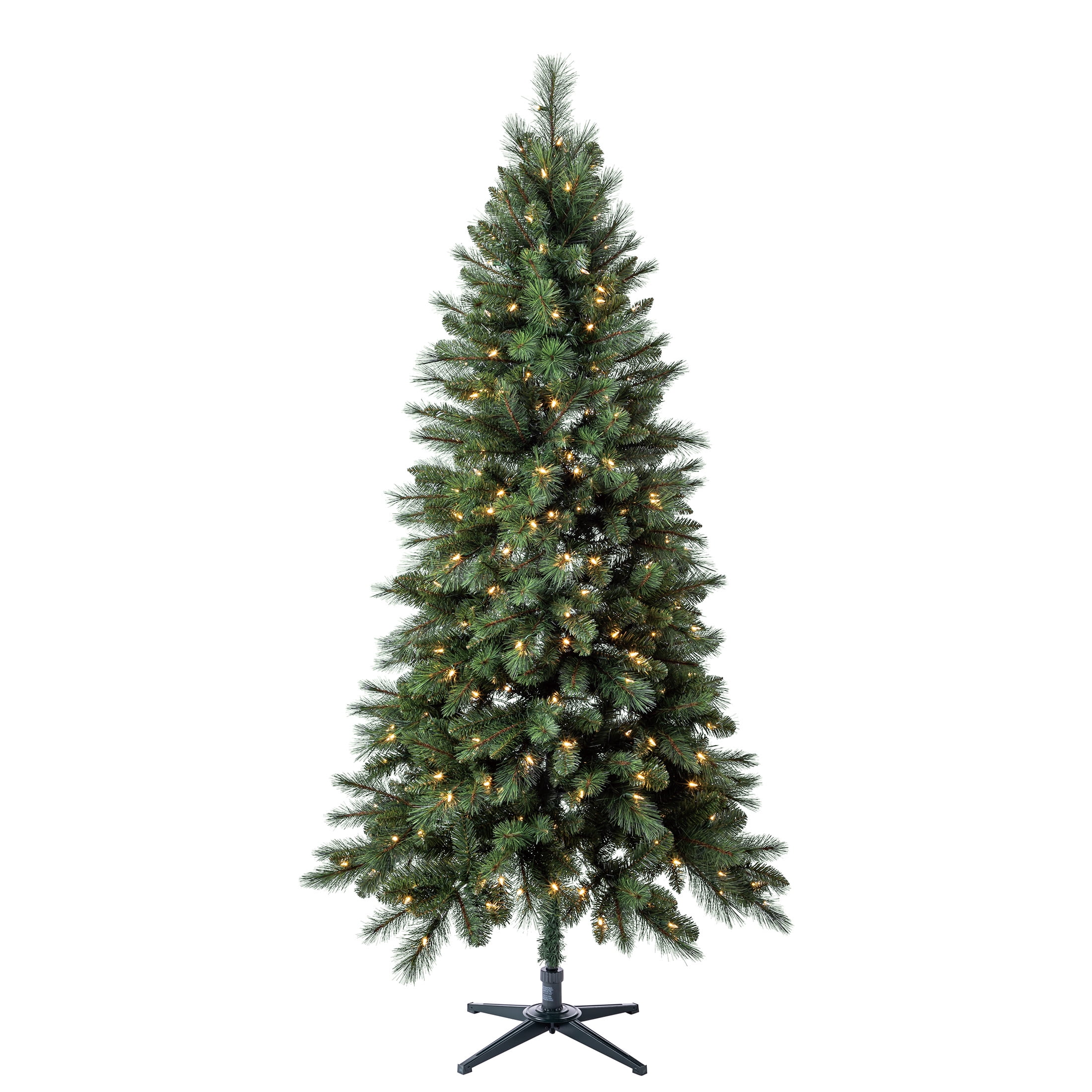 Open Box) 7.5' Pre-Lit Kennedy Fir Green Artificial Christmas Tree