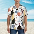 thumbnail image 4 of Bixox Men's Hawaiian Shirts Men's Wine Bottles Glasses Print Short-Sleeve Shirt-XX-Large, 4 of 8