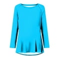 thumbnail image 6 of Patlollav Pntutb Women Tops,Ladies Casual Crewneck T-Shirts Blouse, 6 of 7