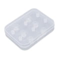 thumbnail image 1 of In Ear Headphone Tips, Headphone Eartips 4mm Inner Diameter with Plastic Box for Inner Hole 4mm-6mm Earbuds Replacement for BeatsX Transparent,Yellow,Lake Blue, 1 of 7