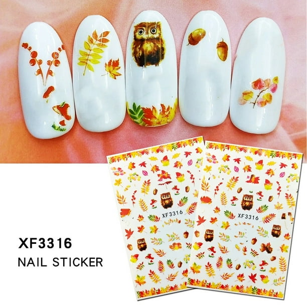 Tbest Personalized Manicure Decor Nail Art Sticker Acrylic Nail