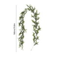thumbnail image 3 of LanSuare 5.9FT Christmas Norfolk Pine Garland, Artificial Pine Faux Greenery Garland, Winter Christmas Garland for Table, Mantle, Fireplace, Outdoor Xmas Decorations, 3 of 6
