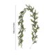thumbnail image 3 of mfyjkho Tira decorativa de ratán artificial para Navidad, 180 cm/70,8 pulgadas, material plástico, ramas flexibles, fácil de colgar, decoración navideña reutilizable, 1 pieza, 3 of 6