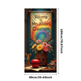 thumbnail image 6 of Colorful Rainbow Themed Banner with Floral Decorations Mrs Alisters Classroom Sign Backdrop Party Supplies for School Events Classroom Decorations Photography Props for Teacher Parties, 6 of 8