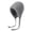 Grey, variant on MEICHEN Cute Thickened Warm Ear Protection Wool Cold Proof Knitted Bomber Hat for Women Winter Thermal Beanie Hat