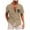 Khaki, variant on GHSOHS Mens T-Shirts Retro Long Sleeve Shirts for Men Black Man Shirt Men's Hawaiian Shirt Summer Short Sleeve Casual 3D Printing Beach Shirts Holiday Business Tops Blouse Lapel Dress Shirts L