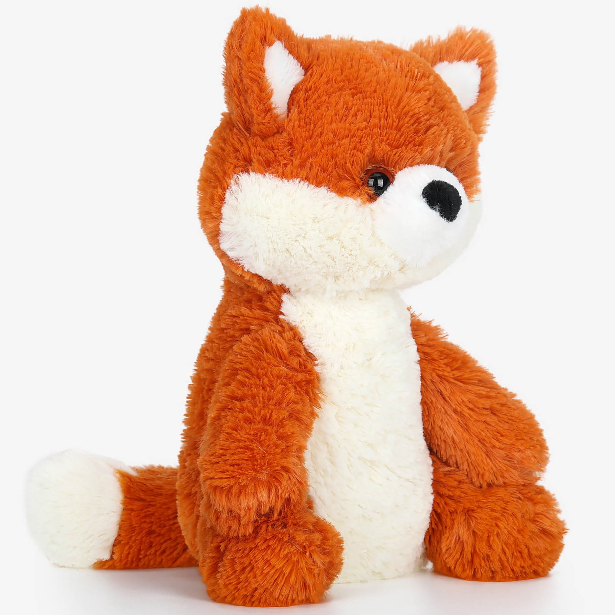 McHugs: Forest Series - Elma Fox - 9.8" Orange & White Stuffed Animal Plush, Soft Weighted Cuddle Toy, Cozy Comfort Play Companion, Baby-Toddler-Kids