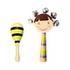 thumbnail image 3 of 2x sonajero de madera para bebé, instrumento de percusión para niños, juego de coordinación mano-ojo, conjunto de instrumentos musicales para niños Estilo A, 3 of 9