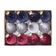 thumbnail image 1 of 12 piezas de adornos colgantes navideños, adornos decorativos colgantes de terciopelo Azul marino gris rojo, 1 of 9
