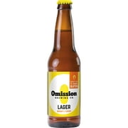 Omission Brewing Co. Lager, 12 fl. oz. Bottle, 4.6% ABV