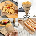 thumbnail image 4 of Papel para envolver alimentos, 200 hojas de papel encerado para hornear, papel a prueba de grasa para acampar, pan, hamburguesa, pizza, sándwich, 22 x 22 cm   ER, 4 of 5