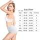 thumbnail image 5 of Paquete de 5 bragas de cintura alta con control de barriga para mujer, ropa interior de algodón, sin muffins, bragas breves (paquete de 5 pequeñas), 5 of 5