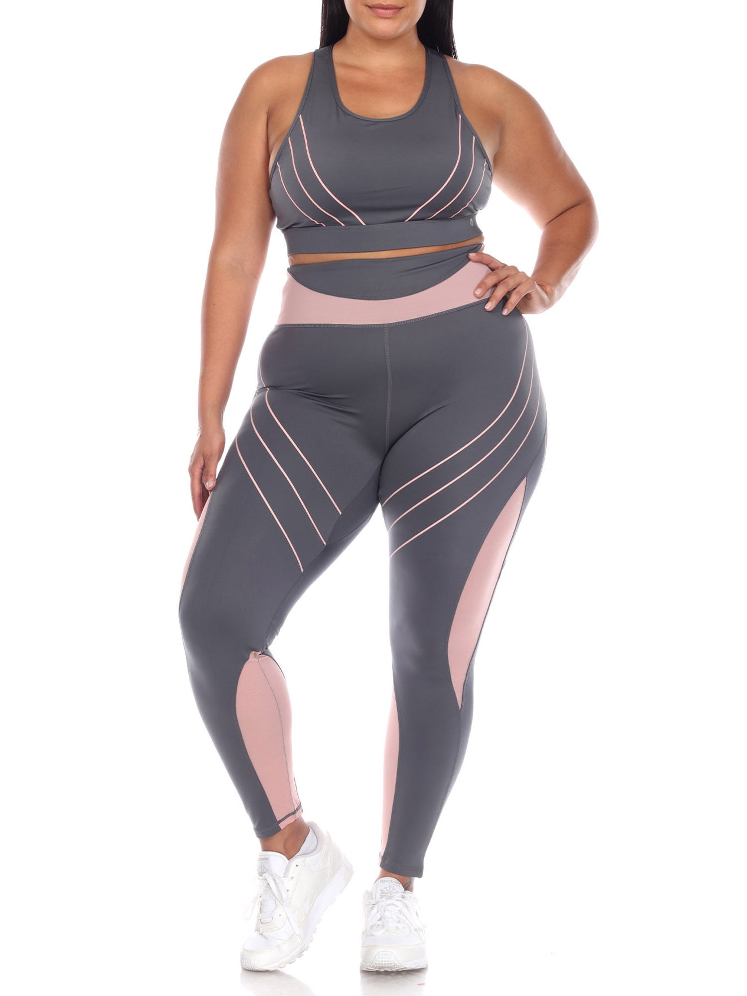 Contour Striped Racer Back Sports Bra 