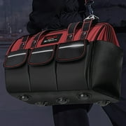 20 Inch Tool Bag with 14 Pockets, Heavy-Duty Organizer Tote with Shoulder Strap & Non-Slip Base for Tools