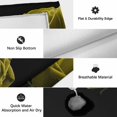 thumbnail image 6 of Yellow Rose Outdoor Rug for Patio/Deck/Porch, Non-Slip Large Area Rug 6 x 9 Ft, Vintage Abstract Garden Flower Floral Black Indoor Outdoor Rugs Washable Area Rugs, Camping Rug Carpet Runner, 6 of 8