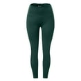 thumbnail image 2 of Women's Yoga Pants with Bowknot, High Waist Workout Leggings, Butt Lifting Fitness Leggings for Yoga, Running, Gym, and Daily Athleisure Wear-Green, 2 of 3