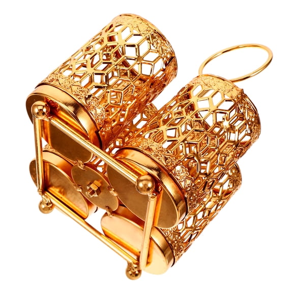 Uonlytech Metal Utensil Holder with Unique Pattern for Home Kitchen Storage