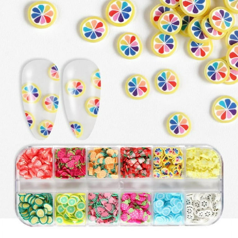 100pcs Polymer Clay Slices Pre- Punching DIY Slices for Craft