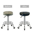 thumbnail image 5 of Bingfone13 Inch Padded Round Bar Stool Cover Cushion With Elastic Fabric Round Chair Seat - Happy New Year 2024 (3), 5 of 7