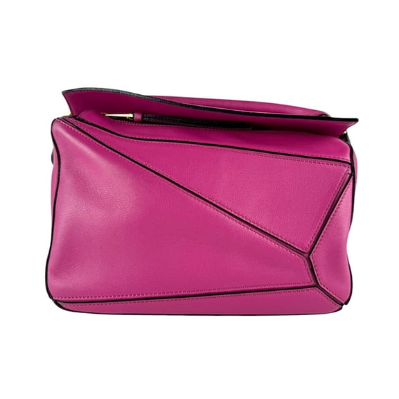 Pre-Owned Loewe Puzzle Bag, Leather, Pink, Women's Handbag/Shoulder Bag (z10024)