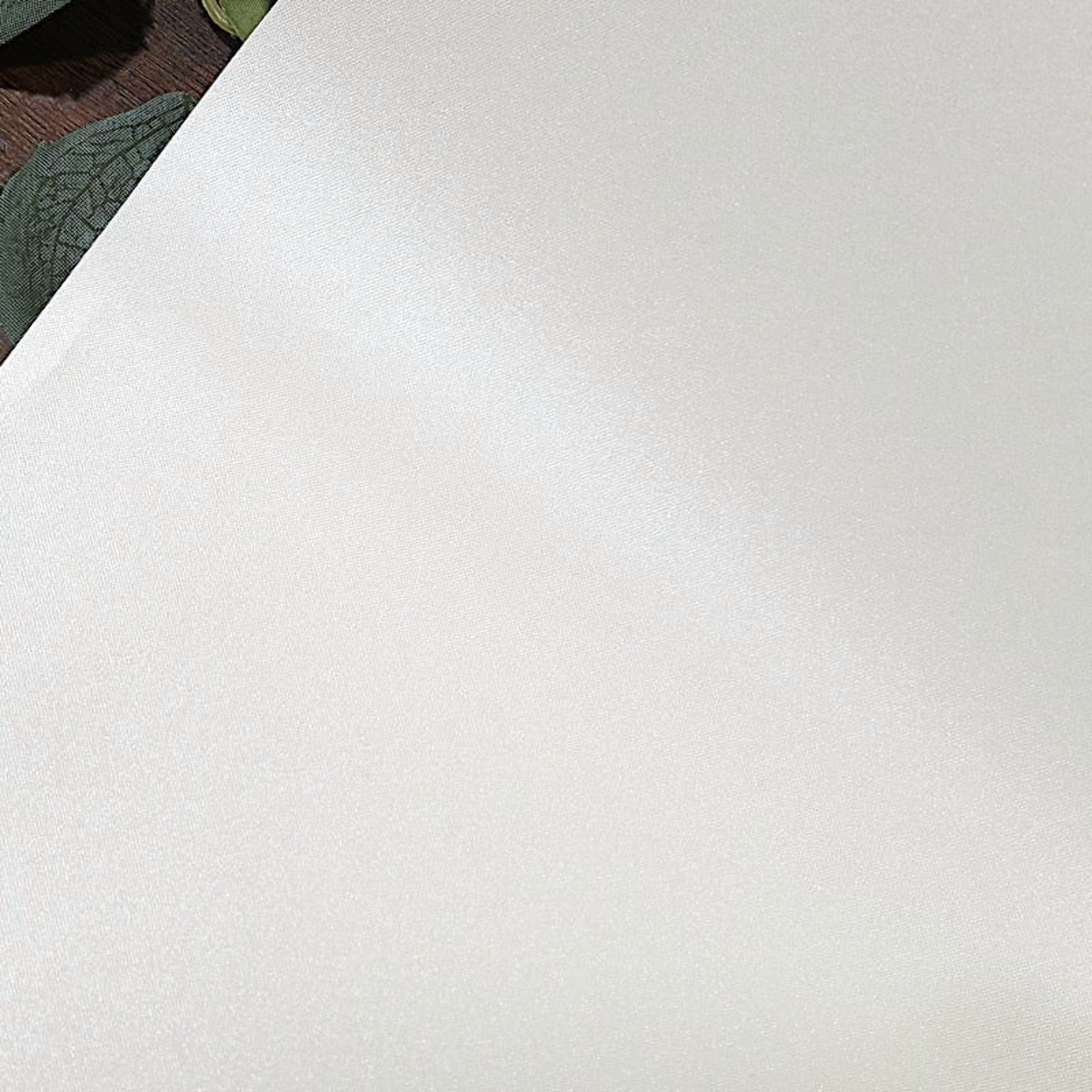 BalsaCircle 50 Round 13 in Pearl White Disposable Paper Table Placemats Party Events Decorations Supplies