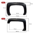 thumbnail image 3 of 2007-2013 Chevy Silverado 1500 | 5’8” Bed | Not Compatible with Sierra | Pocket Bolt-Riveted Rugged Style Fender Flares | Paintable Smooth Matte Black Wheel Flare Cover | 4 PCS, 3 of 12