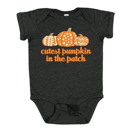 

Inktastic Cutest Pumpkin in the Patch Gift Baby Boy or Baby Girl Bodysuit
