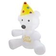 thumbnail image 4 of LED Lighted Inflatable Happy Birthday Bear Outdoor Decoration - 4', 4 of 6