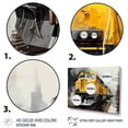 thumbnail image 3 of Designart "Geometric Momentum Yellow and Grey Train II" Transportation Floater Framed Wall Decor, 3 of 7