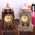 thumbnail image 4 of European Antique Desk Clock Retro Clock Living Room Decoration Desk Clock Home Clock White, 4 of 6