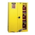 thumbnail image 4 of Justrite Flammable Safety Cabinet,60 Gal.,Yellow  896080, 4 of 7