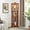 Style 3 - Oak, variant on 66" H Lighted Curio Cabinet Corner Display Case, Corner Glass Case w/Tempered Glass Door & Adjustable Shelves, Carved Crown Decoration Wooden Cabinet w/Mirrored Back Pane (Cherry)