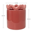 thumbnail image 7 of Mainstays Peyson 6" x 6" x 6.9" Round Coral Bisque Ceramic Planter, 7 of 7