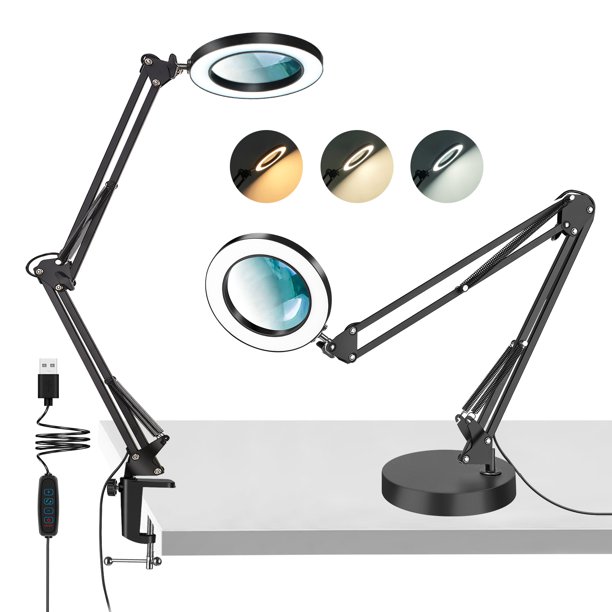 5X Magnifying Glass with Light, Magnifying Glass Magnifying Light with