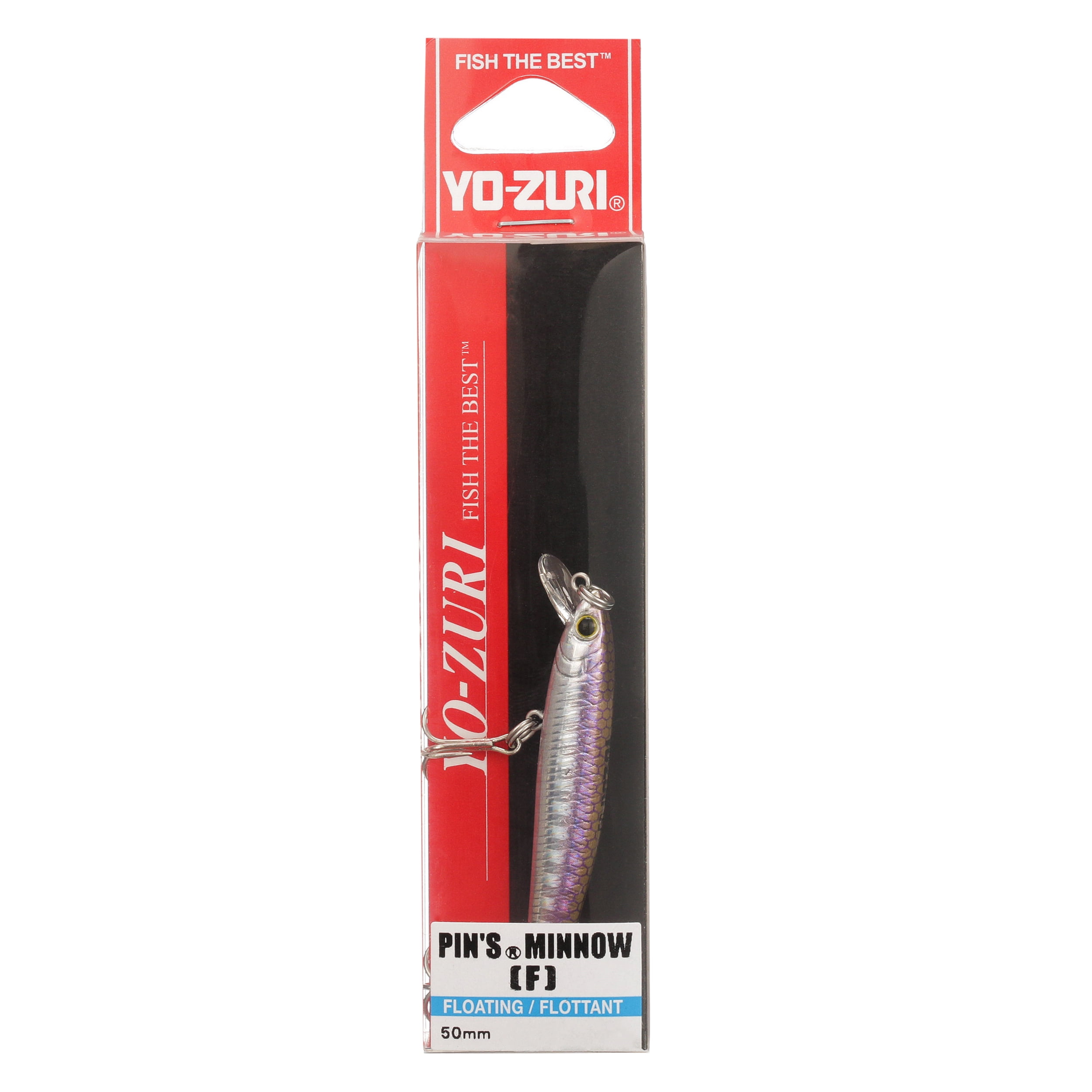 (2 pack) Yo-Zuri Pins Minnow (F), 50mm, 2", Hard Bait Lure