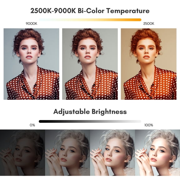 Light Portable Clip On Photo Light 2500K To 9000K Brightness Adjustable 12W LED Video Conference Fill Light For Computer Tablet Phone