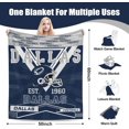 thumbnail image 2 of Football City Fan Gift Flannel Throw Blanket Lightweight and Comfortable for Men Indoor Sofa Couch Bed Style1 60X50IN, 2 of 6