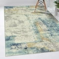 thumbnail image 5 of Luxe Weavers Modern Abstract Indoor Silver 5x7 Area Rug, Stain-Resistant Carpet, 5 of 7