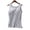 Grey, variant on Women Vest with Built-in Bra Wide Straps Pure Color Stretch Fabric Slim Fit Yoga Workout Casual Sleeveless Tops