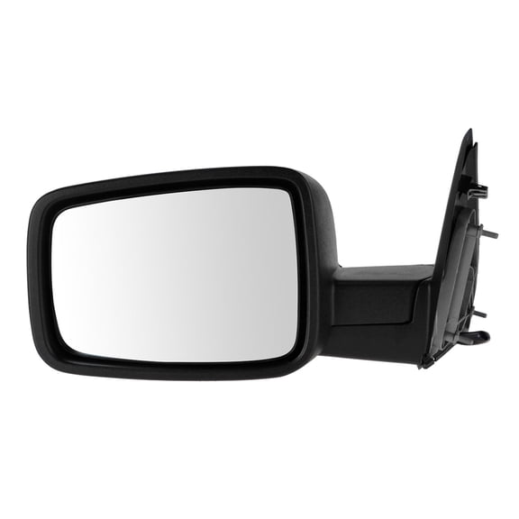 TRQ Driver Side Power Heated Mirror Textured Black Manual Folding Fits 2014-2018 Ram 1500 2013-2018 2500 2019-2022 Classic CH1320354