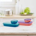 thumbnail image 2 of Tupperware Plastic Mylunch Liquid Tight Lunch Box - 2 pieces (590ml, Pink, Purple, Blue), 2 of 2