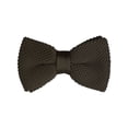 thumbnail image 1 of CORBATA DE LAZO PREATADA PARA HOMBRES DÍA DEL PADRE INSPIRADA EN CHIC, CON CORREA AJUSTABLE, COLOR SÓLIDO, TEJIDA, MARRÓN, 1 of 5