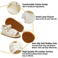 thumbnail image 6 of HsdsBebe Baby Girl Sandals Infant Summer Soft Sole Shoe Anti-Slip Crib Shoes 0-18 Months, 6 of 9