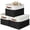 Black and White, variant on DECOMOMO Durable Large Storage Baskets, Fabric Storage Bins with Faux Leather Handles (Beige and White, Set of 3)