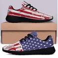 thumbnail image 3 of Bass Fishing Hunting American flag Shoes Sneakers Black Size 6, 3 of 7
